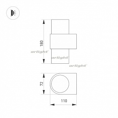 Настенный светильник SPICY 033851