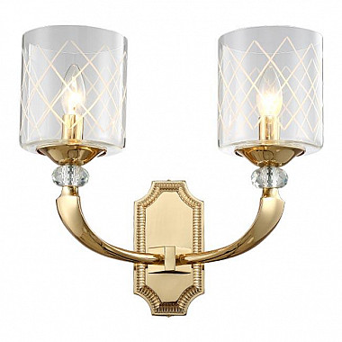 Бра Crystal Lux Gracia AP2 Gold
