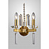 Бра Crystal Lux Marron AP2 Brass
