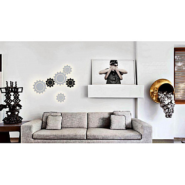 Настенный светодиодный светильник Elektrostandard Gear M LED черный MRL LED 1095 4690389125362