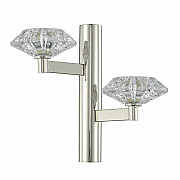 Бра Crystal Lux Rebeca AP2 Nickel