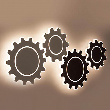 Настенный светодиодный светильник Elektrostandard Gear M LED черный MRL LED 1095 4690389125362