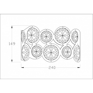 Настенный светильник Sarah A1062AP-2CC