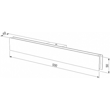 Настенный светильник LINE MRL LED 1127 белый