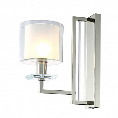 Бра Crystal Lux Nicolas AP1 Nickel/White