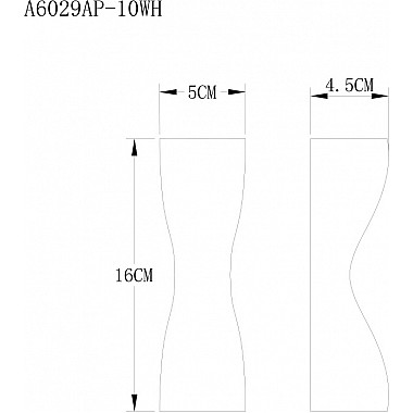 Настенный светильник Chertan A6029AP-10WH