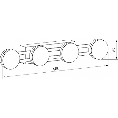 Настенный светильник Tapioca 90332/4 черный