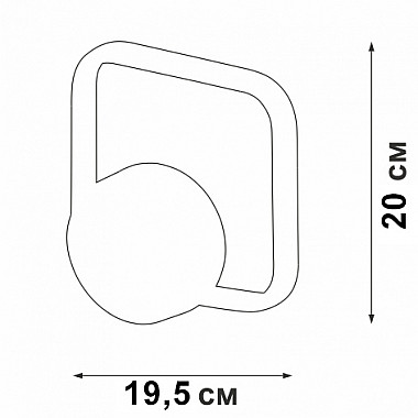 Настенный светильник V04612-13/1A