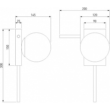 Настенный светильник Fredo 40036/1 белый