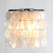 Настенный светильник Sandra 60084/2 хром/перламутр