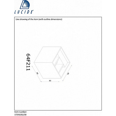 Настенный светильник Xia 17293/02/30