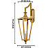 Настенный светильник Lampion 4003-1W