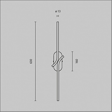 Настенный светильник Renaissance MOD256WL-L5BS3K1