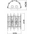 Настенный светильник Alruba A1043AP-2BK