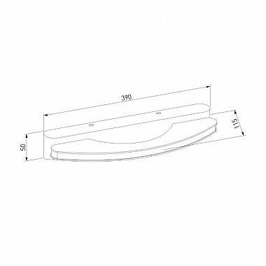 Настенный светильник MRL LED 8W 1007 IP20 серебро