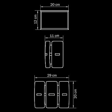 Настенный светильник Lightstar Lamella 801616