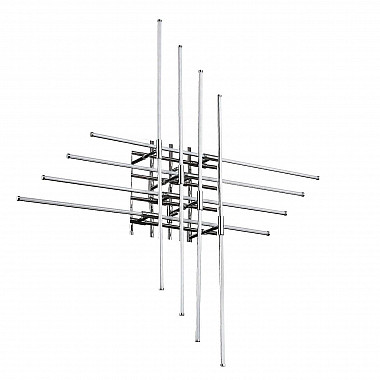 Настенный светодиодный светильник Ideal Lux Cross Led PL8 114767