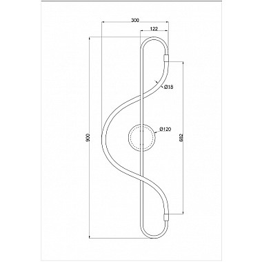 Настенный светильник Klimt A2850AP-13BK