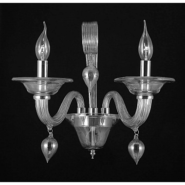 Бра Crystal Lux Caetano AP2 Smoke