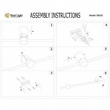 Настенный светодиодный светильник Kink Light Локи 08423-80,02
