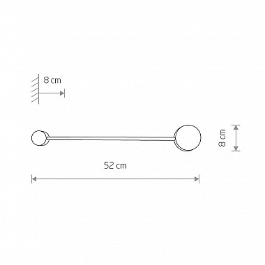 Настенный светильник Nowodvorski Orbit 7805