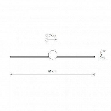 Настенный светодиодный светильник Nowodvorski Triangles Led 8127