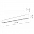 Настенный светильник Nowodvorski Straight Wall Led L 7595