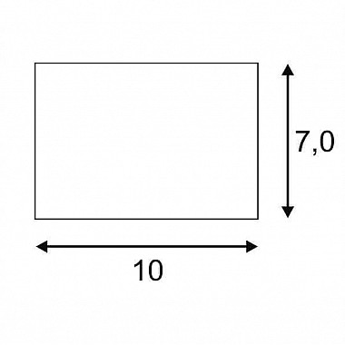Настенный светодиодный светильник SLV Logs In 151325
