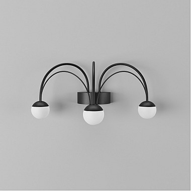 Настенный светильник Ragno 90031/3 черный