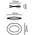 Настенный светильник Enck F17G0301