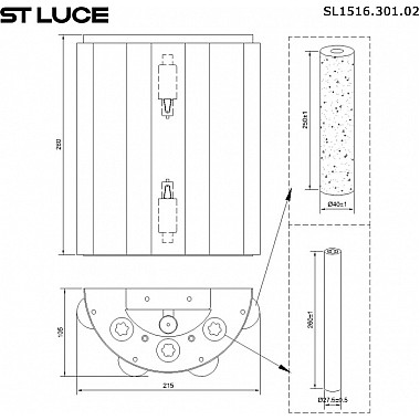 Настенный светильник Delight SL1516.301.02