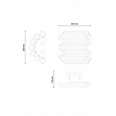 Настенный светильник Lucia Tucci Rumba W1072.4 Chrome