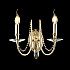 Бра Crystal Lux Victoria AP2 Gold/Amber