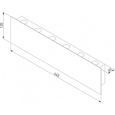 Настенный светильник Angle 40139/1 LED
