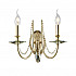 Бра Crystal Lux Victoria AP2 Gold/Amber