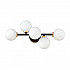 Настенный светильник Lumina Deco Marsiada LDW 6033-5 BK+F.GD