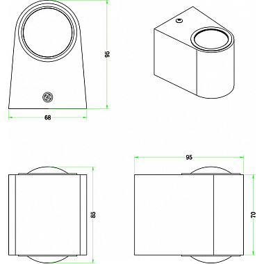 Настенный светильник Scoup ZRS.1823.02