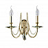 Бра Crystal Lux Victoria AP2 Gold/Amber