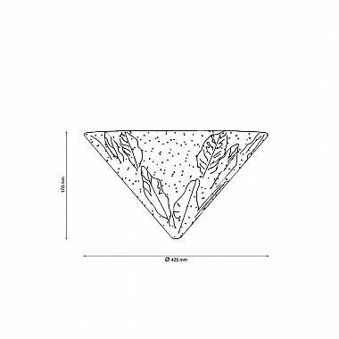 Настенный светильник Lucia Tucci Pietra Isola W128.1