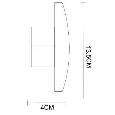 Настенный светильник Nimbo A1506AP-1WH