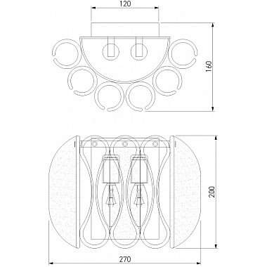 Настенный светильник Callas 365/2