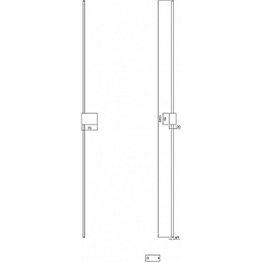 Настенный светильник Pars C071WL-L12GB3K