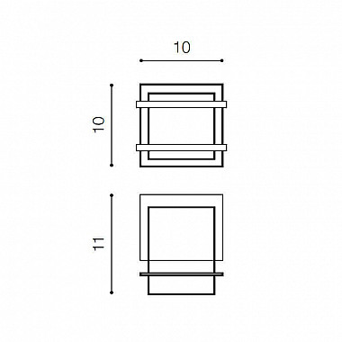 Настенный светильник Azzardo Blas AZ0865