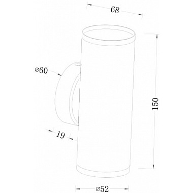 Настенный светильник FOCUS S C068WL-02W