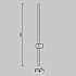 Настенный светильник Light stick MOD237WL-L11BS3K