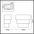 Настенный светильник Emma 3789/1W