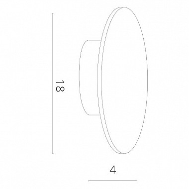 Настенный светильник Nimbo A1510AP-1WH