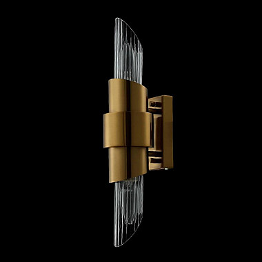 Бра Crystal Lux Justo AP2 Brass