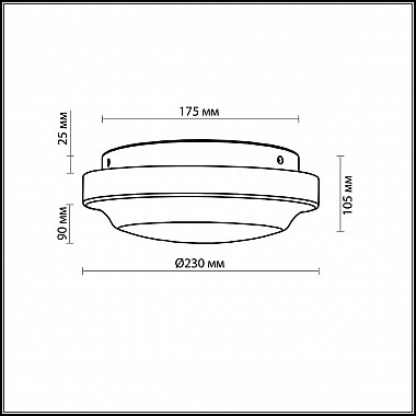 Настенный светильник Odeon Light Tavoty 2760/1C