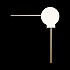 Настенный светодиодный светильник Loft IT Meridian 10132/A Gold